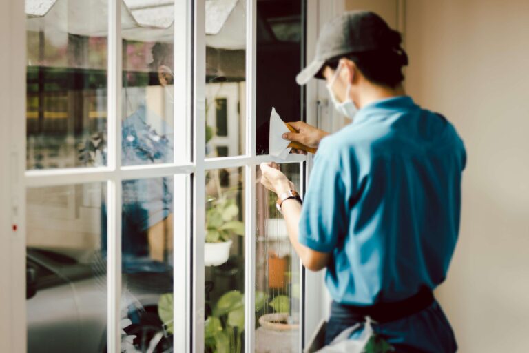 Ceramic Window Film installed on home windows for heat reduction and UV protection